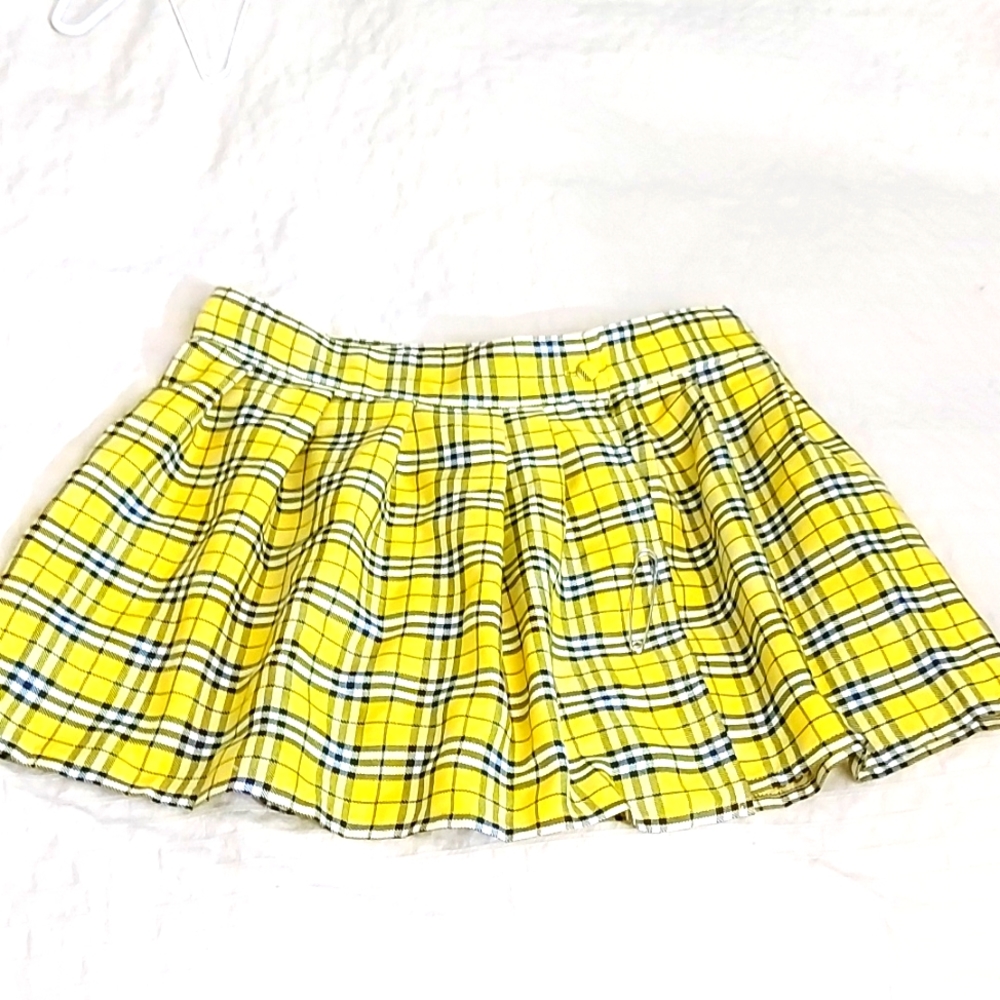 Spirit Plaid Pleated Skirt
